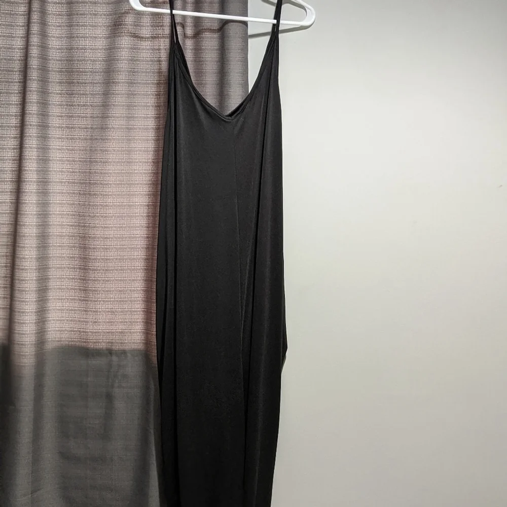 Plus Size Adjustible Oversized Little Black dress Flowy Casual Formal 3X